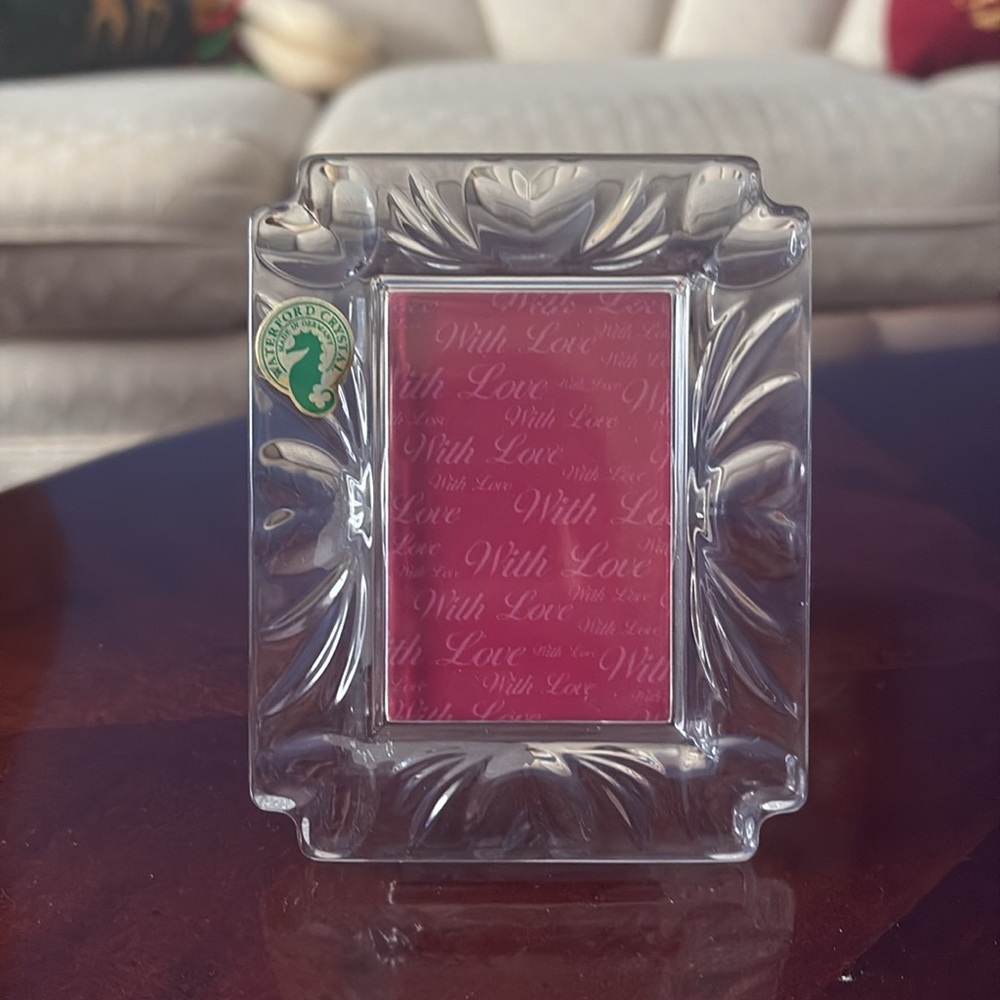🌟Waterford Crystal “With Love Frame”